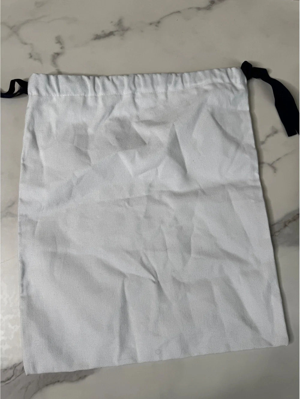 Margaux Dust Bag White Drawstring 12X14